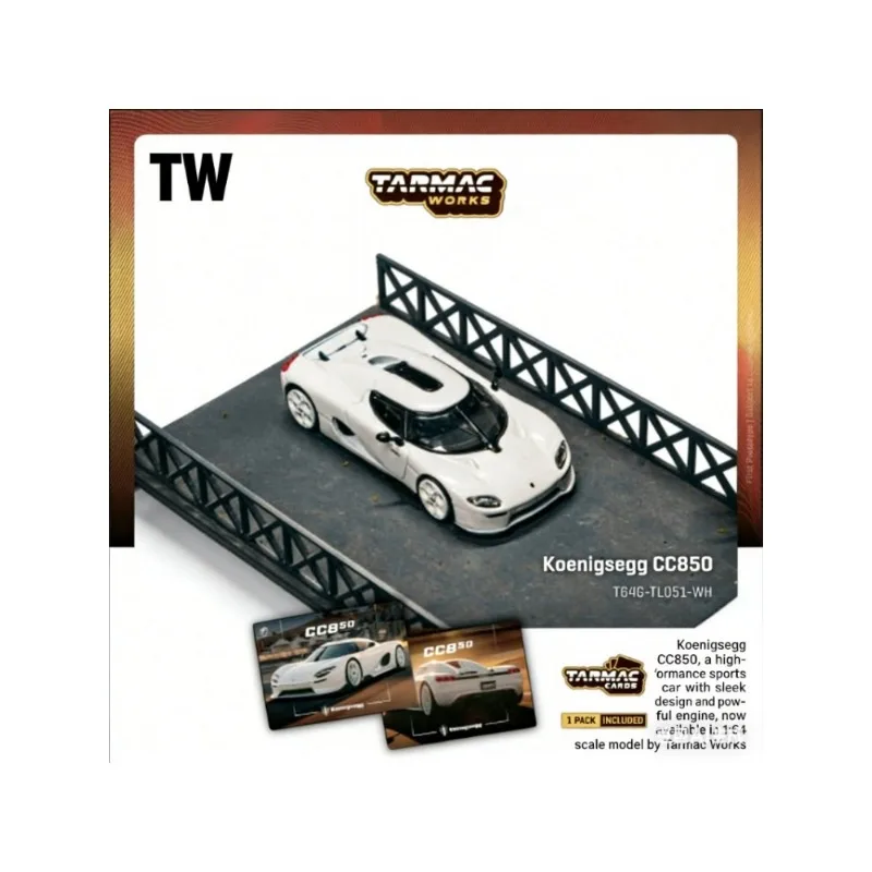 

TW 1:64 Новая модель суперкара Gemera C850 из сплава, литая, статическая, коллекционная, для взрослых — подарок для мальчиков