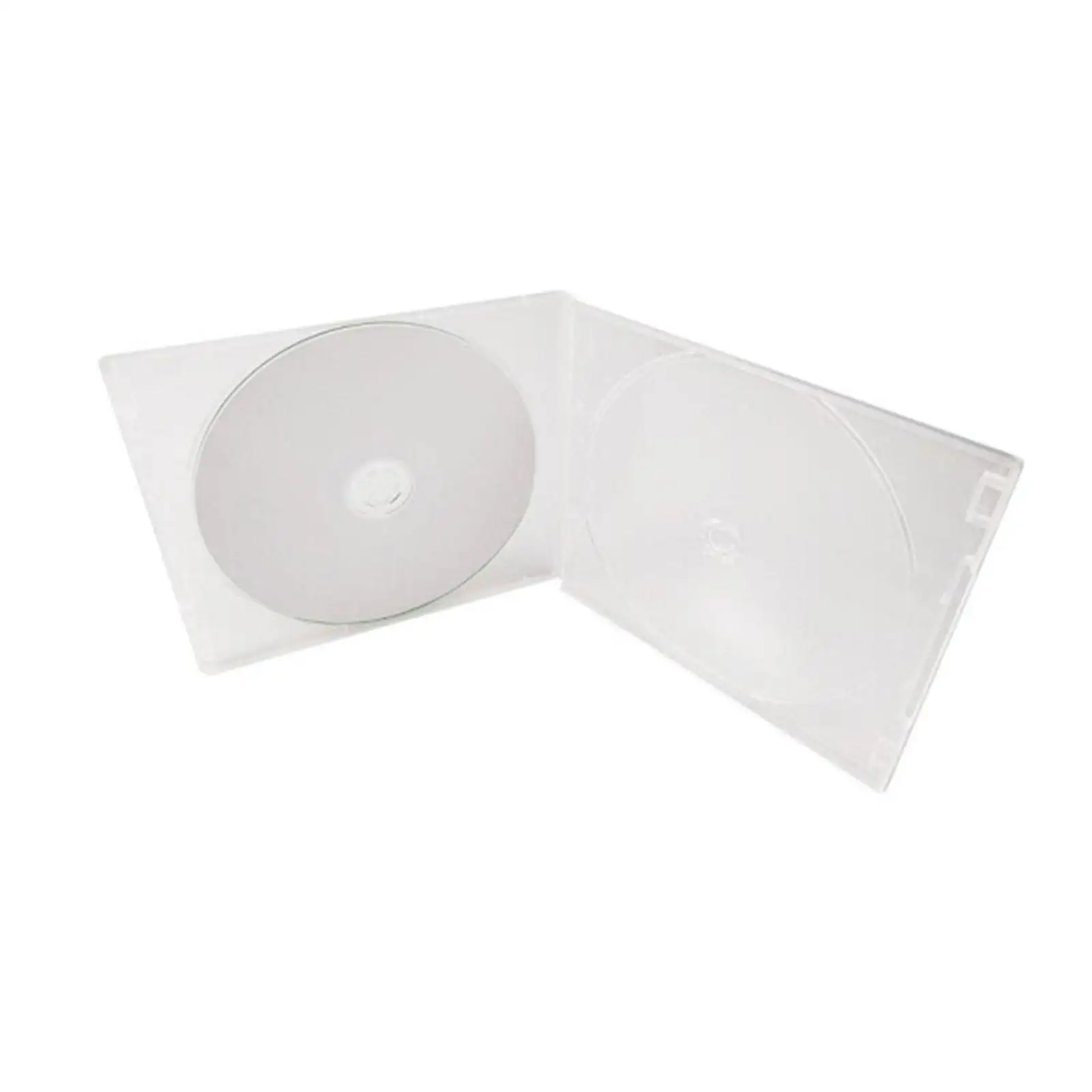 10 Pieces Clear CD Cases Protective CD Sleeves Portable Lightweight Prevent Scratch Single CD Jewel Case for Car Home Office