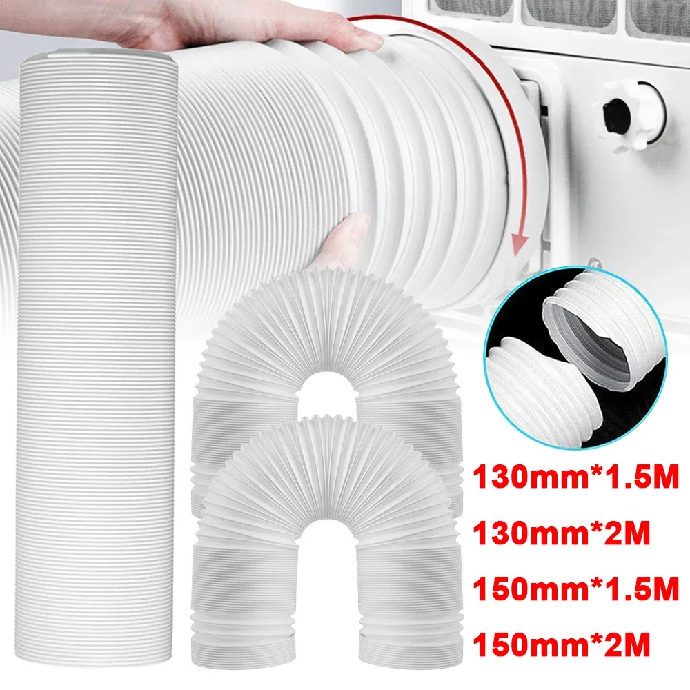 

130/150mm Duct Extension Pipe Vent Hose for Mobile Air Conditioning Telescopic Vent Tube Air Conditioner Exhaust Hose Accessorie