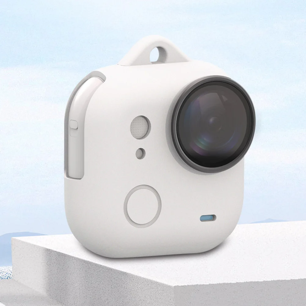 For Insta360 Go Ultra Silicone Action Camera Case Shockproof Portable Protective Case Silicone Camera Shell Camera Accessories