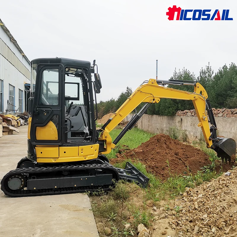 أسعار حفارة صغيرة CE Euro محرك ديزل باجر 3.5 طن 1.5 طن 2 طن 3 طن حفارة صغيرة متعددة الوظائف