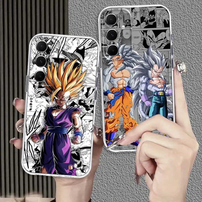 

Dragon Ball Creative Anime Phone Case For Samsung Galaxy S26 S25 S24 S23 S22 S21 S20 S10 Lite FE Edge TPU 5G Transparent