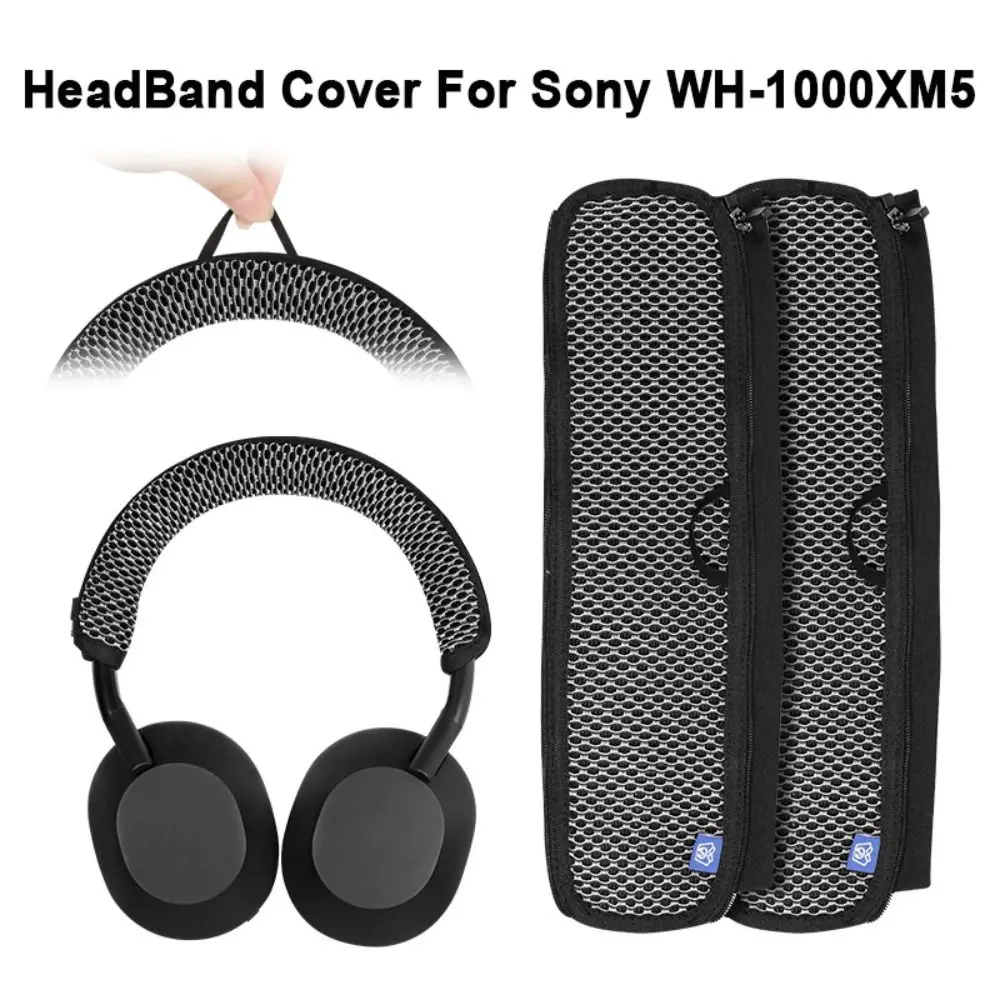 Nueva funda de repuesto para diadema, accesorio Protector antisuciedad, funda protectora Flexible para auriculares Sony WH-1000XM5