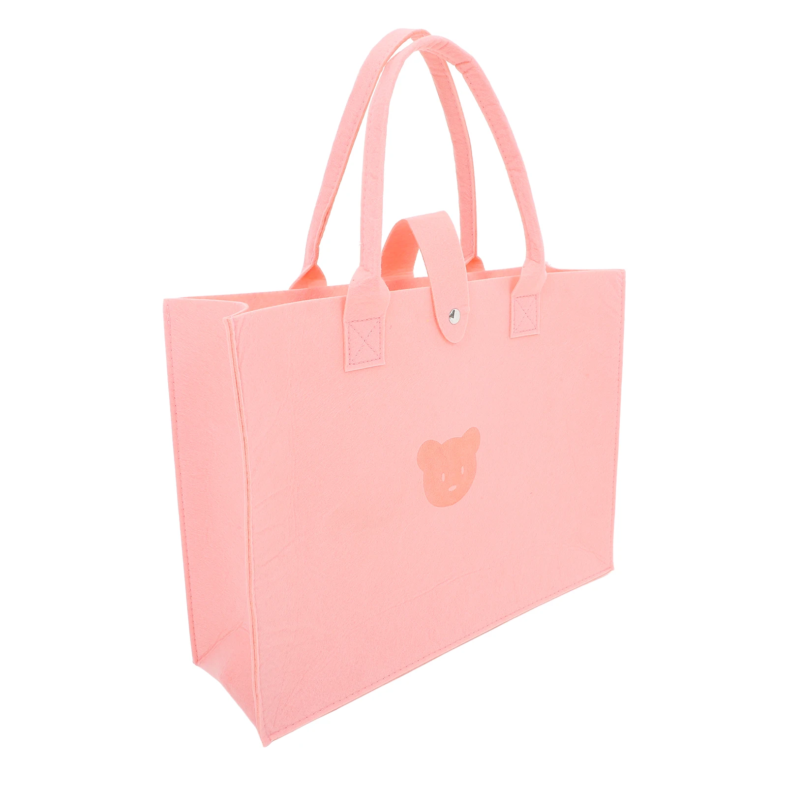 

Felt Tote Large Capacity Handbag Diaper Organizer Reusable Grocery Bag Women Beach Travel Foldable Big Tote Bags Storage