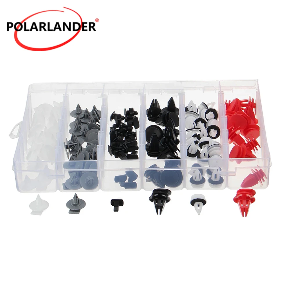 123 Pcs Auto Body Interior And Exterior Retainer Fastener Clip Assortment For Mini Cooper