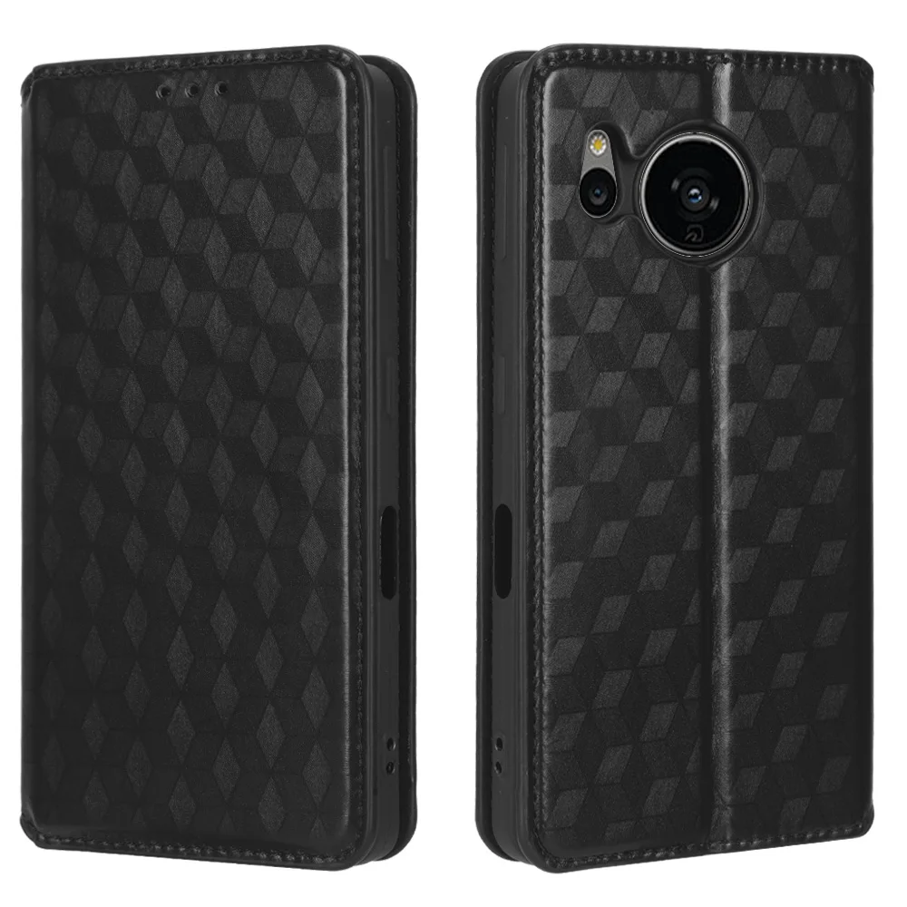 Flip Leather Cover For Sharp Aquos Sense7 6.1