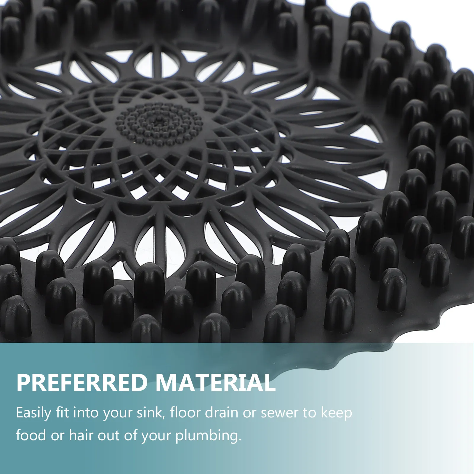 

2Pcs Drain Hair Strainer Insect-Proof Sink Strainer Cover Kitchen Bathtub Shower Drain Protector Garbage Filter