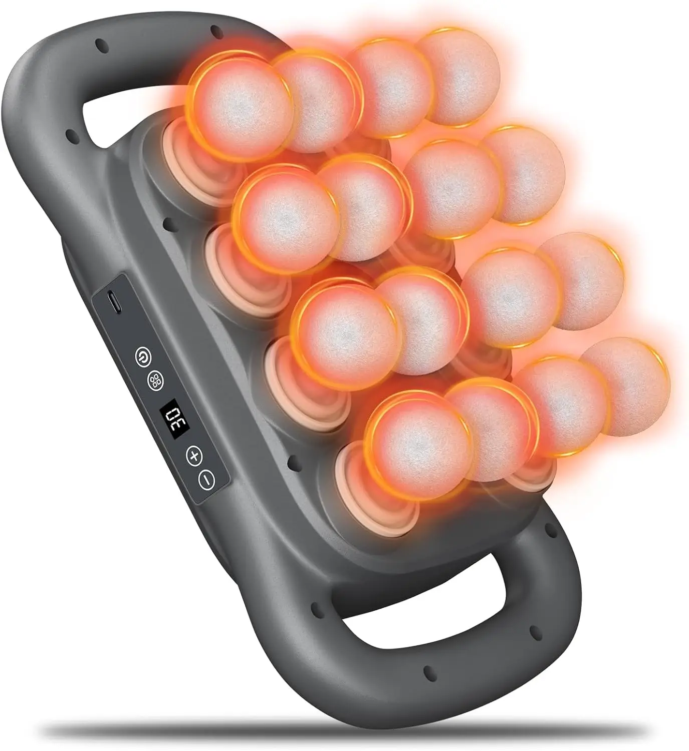 

Deep Tissue Massage Gun with 16 Heads, 9 Levels, 22800 RPM for Full Body Pain Relief and Muscle Relaxation