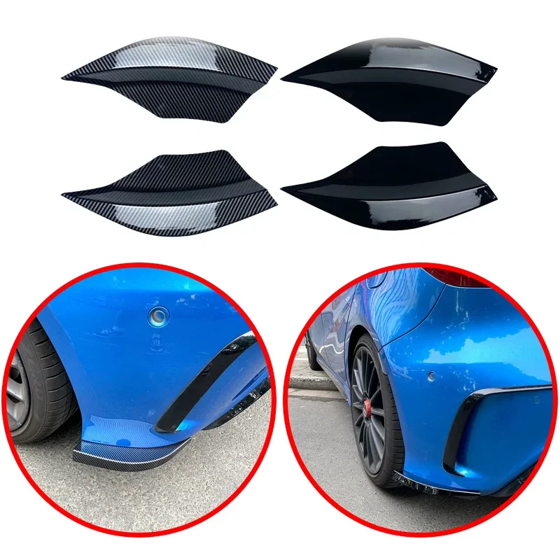 

Rear Bumper cornerite Side Diffuser Splitter Lip Spoiler For Mercedes-Benz A Class W176 A180 A200 A45 AMG 2013 To 2018