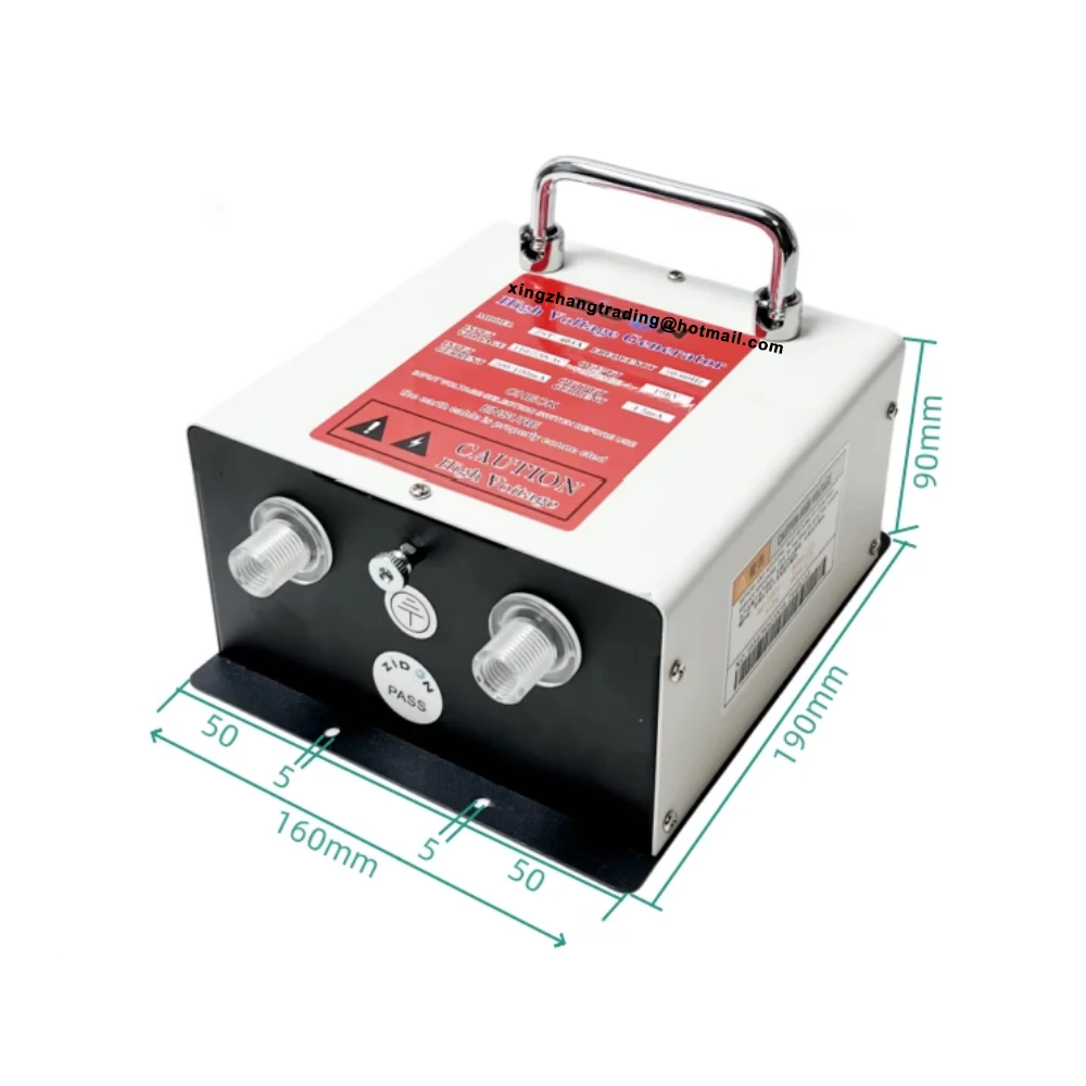 ปืนลมไอออนป้องกันไฟฟ้าสถิตย์ 10KV เครื่องกำเนิดไฟฟ้ากำจัดไฟฟ้าสถิตย์
