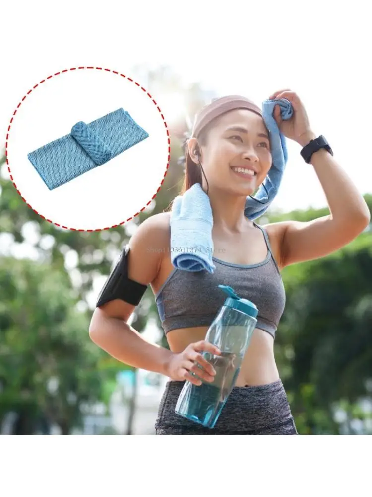 

Cooling Towel For Outdoor Sweat Wiping Sports Ice Towel Cold Sensing Fabric