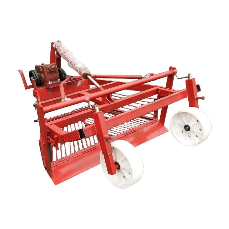 

Tractor front garlic harvester