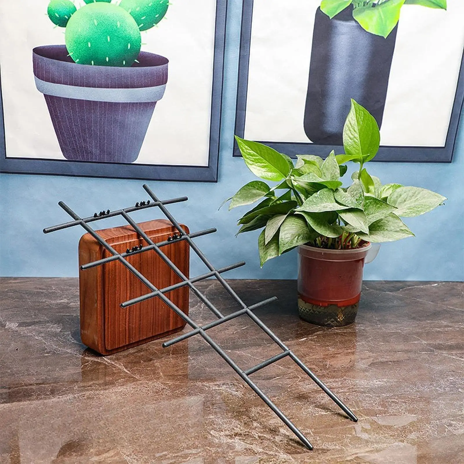 

Plant Climbing Trellis Sturdy Reusable Durability Professional Practical Accessory for Patio Garden Backyard Potted Plants Yard