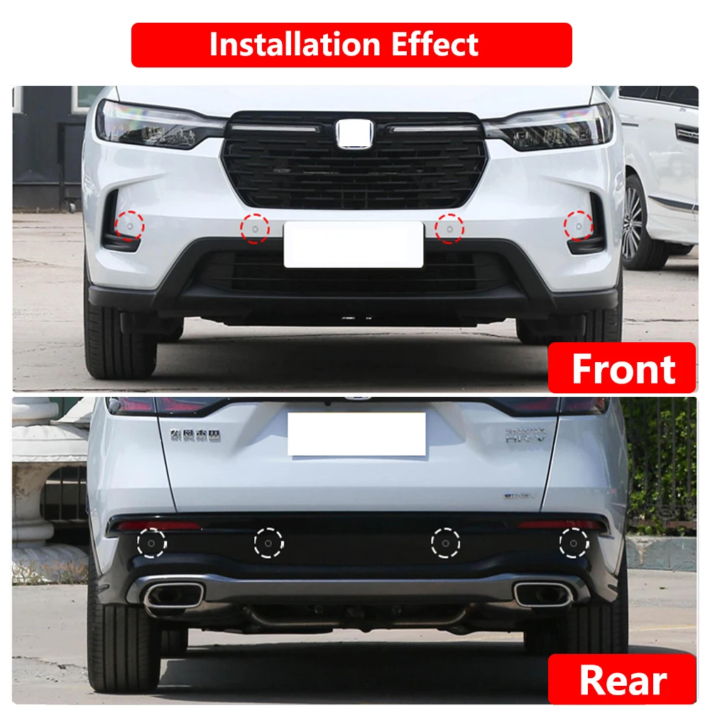 ZhuCamX for Honda ZR-V HR-V ZRV HRV ZR HR V RZ 2023 2024 2025 Car Parking Sensor Front Rear Reverse Assist Reversing AID System