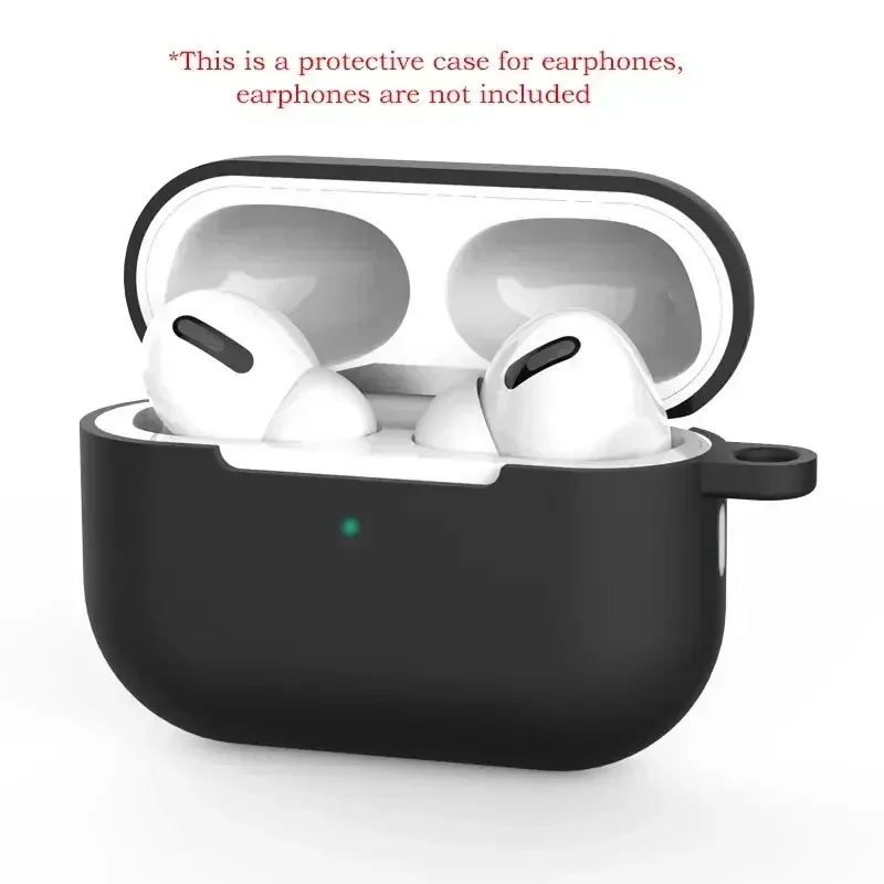 حافظة حماية لهاتف AirPods Pro مصنوعة من السيليكون بلون جديد وسماعة رأس بلوتوث Apple غطاء حماية ناعم #1