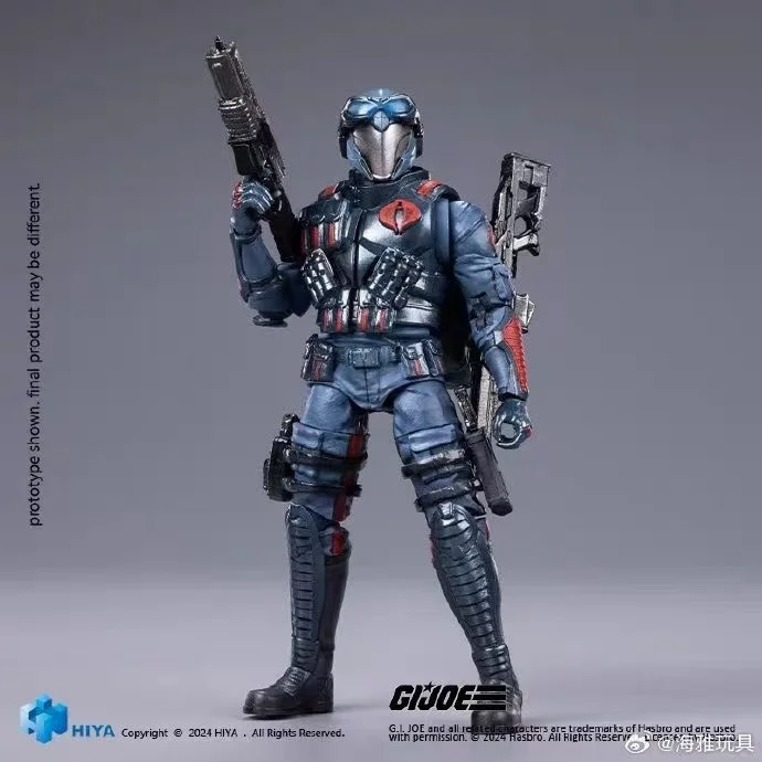 HIYA 1/18 Figura De Acción De 4 Pulgadas Exquisita Mini série G.I.Joe Cobra Viper Anime Para Regalo
