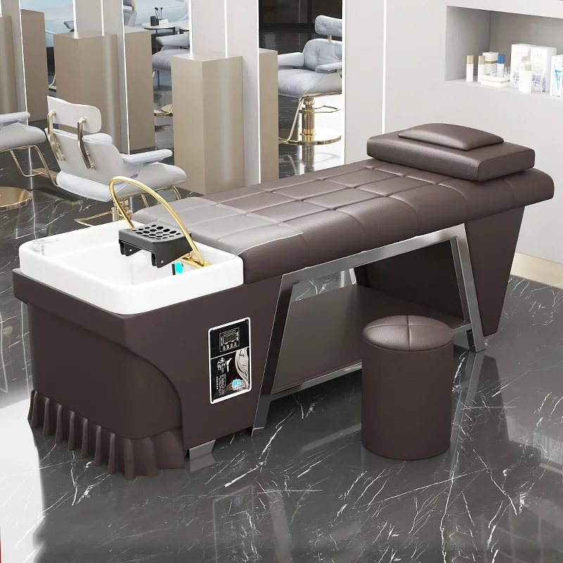 Chairs for Beauty Salon Shampoo Chair Hair Hairdressers Station Folding Adult Portable Spa Saloon Washing Basin Pedicure Wash