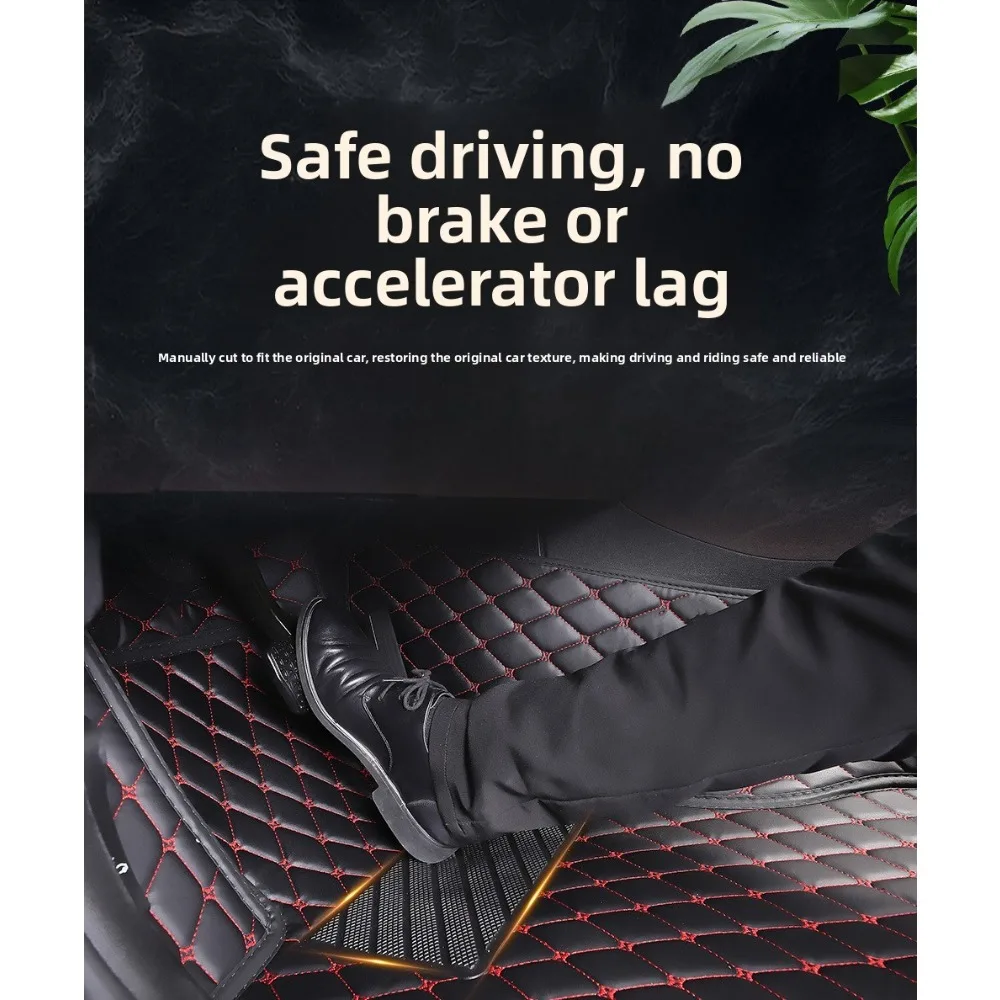 Customized Car Floor Mats for BMW X1 E84 F48 X2 F39 X4 F26 2014-2018 X4 G02 2018-2023 Interior Details Accessories