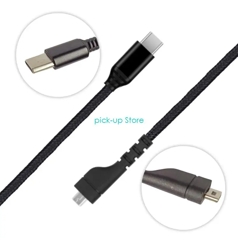 Q5WA быстрая скорость типа C звуковой шнур 1,5 мл. Нейлоны плетена