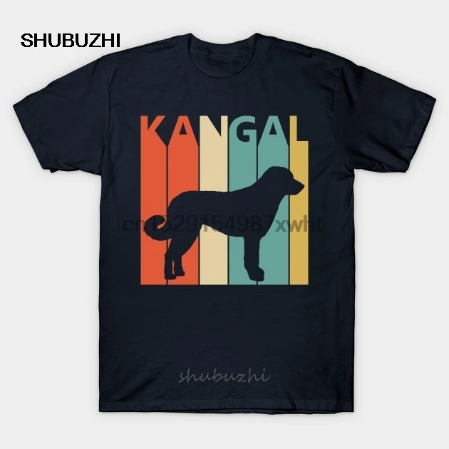 Camiseta Vintage de los años 70 para hombre, camiseta de regalo para dueño de perro Kangal, camiseta informal de algodón para mujer, camiseta negra de manga corta