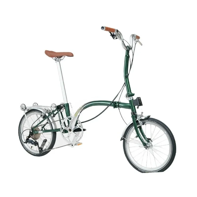 

Trifold bike, adult, ultralight and portable, retro 16-inch 9-speed commuter bike