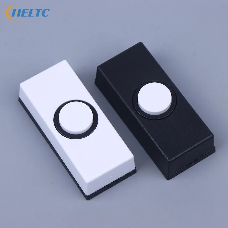 أبيض/أسود أجراس الباب الأسلاك أزرار الضغط الحائط جرس الباب مفاتيح مضاءة جرس الباب زر لمعظم أجراس الأبواب الدقات