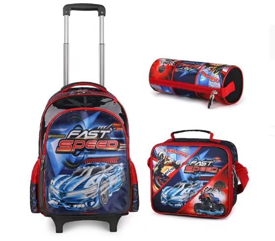 Kids Luggage Bag with Wheels Kids Wheeled Backpacks for school Kids School Rolling Bag For boys  Trolley Backpack for Girls