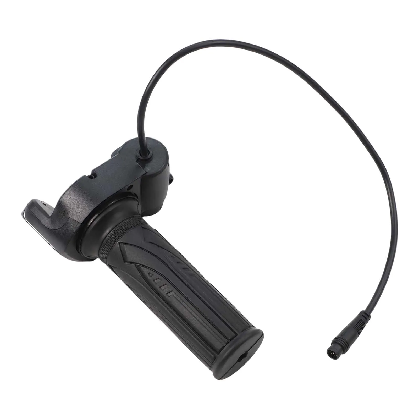 AliExpress NONE 48V 6Pin Electric Bicycle Throttle Grip With Press Button Start And Voltage Display For E Bike Scooter Handlebar Accessories
