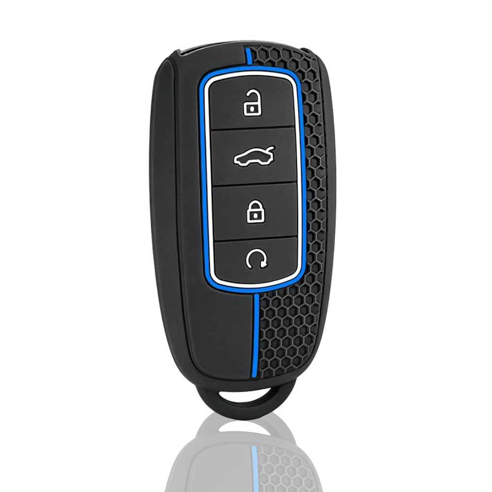 Silicone Keychain Car Keys Accessories Holder Key Cover Case For Chery Omoda 5 C5 Tigo 7 8 Pro Max Tigo 7 8 Plus Arrizo 5 Plus