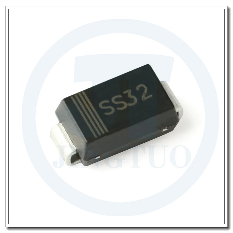 100PCS 1N5820 IN5820 SS32 3A 20V SMA DO-214AC SMD Schottky Diodes