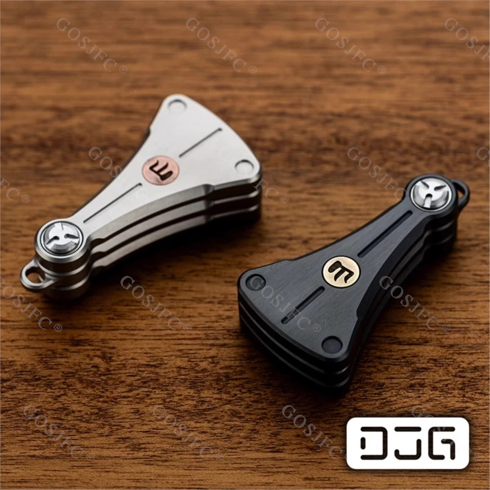DJG EDC Cicada Cry Ventilador Mecânico Fidget Slider EDC Toy Metal Descompressão Fidget Toys para Adultos