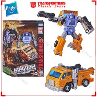 In Stock Classic Transformers Toys War for Cybertron:Kingdom WFC-K16 Huffer Cybertron Autobots Action Figures Collectible Gifts