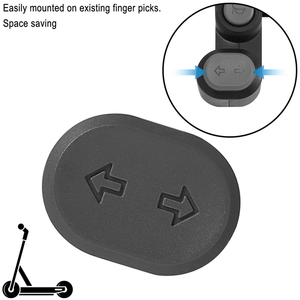 Electric Scooter Turn Signal Switch Button 2.2x1.6cm Light Control Button For Ninebot G2 MAX 2 F2 PRO Scooters Accessories