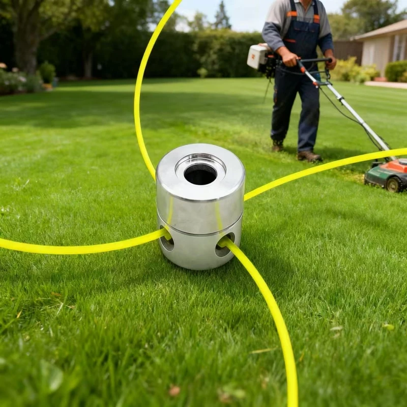 

Universal Aluminum Brush Cutter Head Durable Quick Replacement Garden Tool