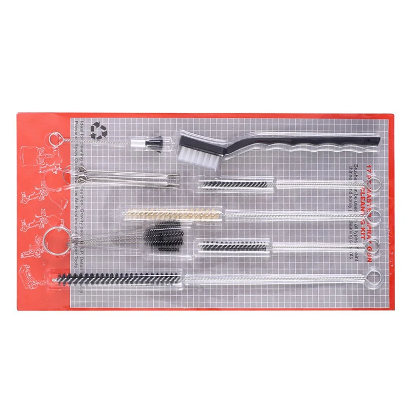 

17Pcs/Set Professional Spray Cleaning Brush Set Paint Cleaning Kit Paint Brush To Clean Oil Stains Cleaning Maintenance Tools