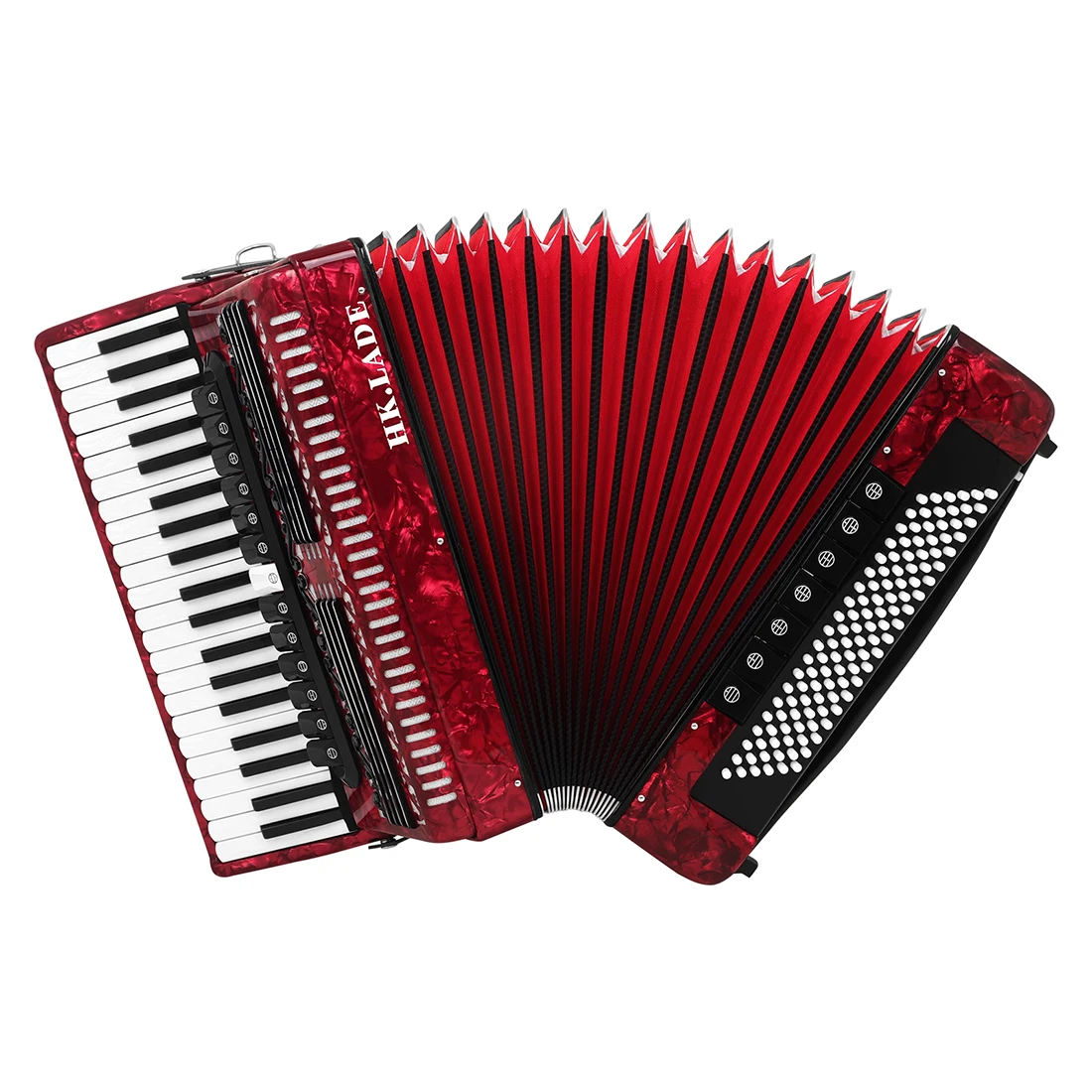 Accordion 41 Key 120 Bass Musical Instrument With Accessories Portable for Student Learning Daily Practice & Stage Performance