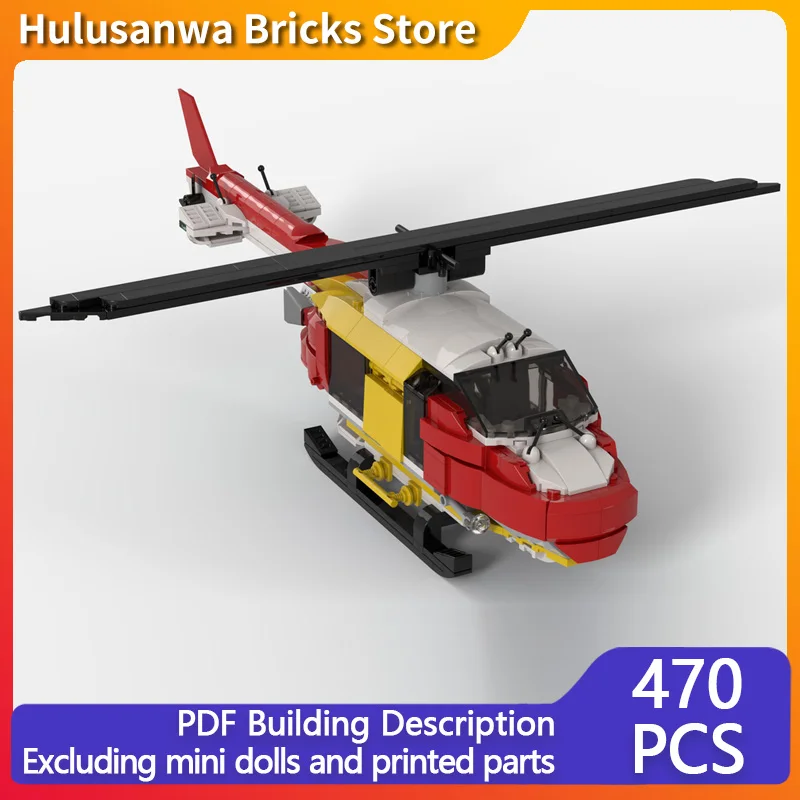 

Медицинская модель вертолета MOC, строительные кирпичи, военное оборудование, модульная технология, подарки, праздник, сборка, детские игрушки, костюм