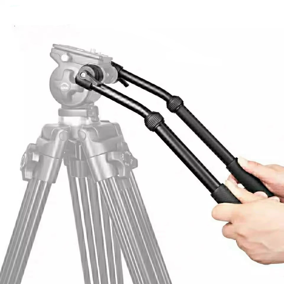 2x новая головка штатива для видео с дополнительной ручкой для EI717 WF717 хорошая (в комплекте из двух штук)