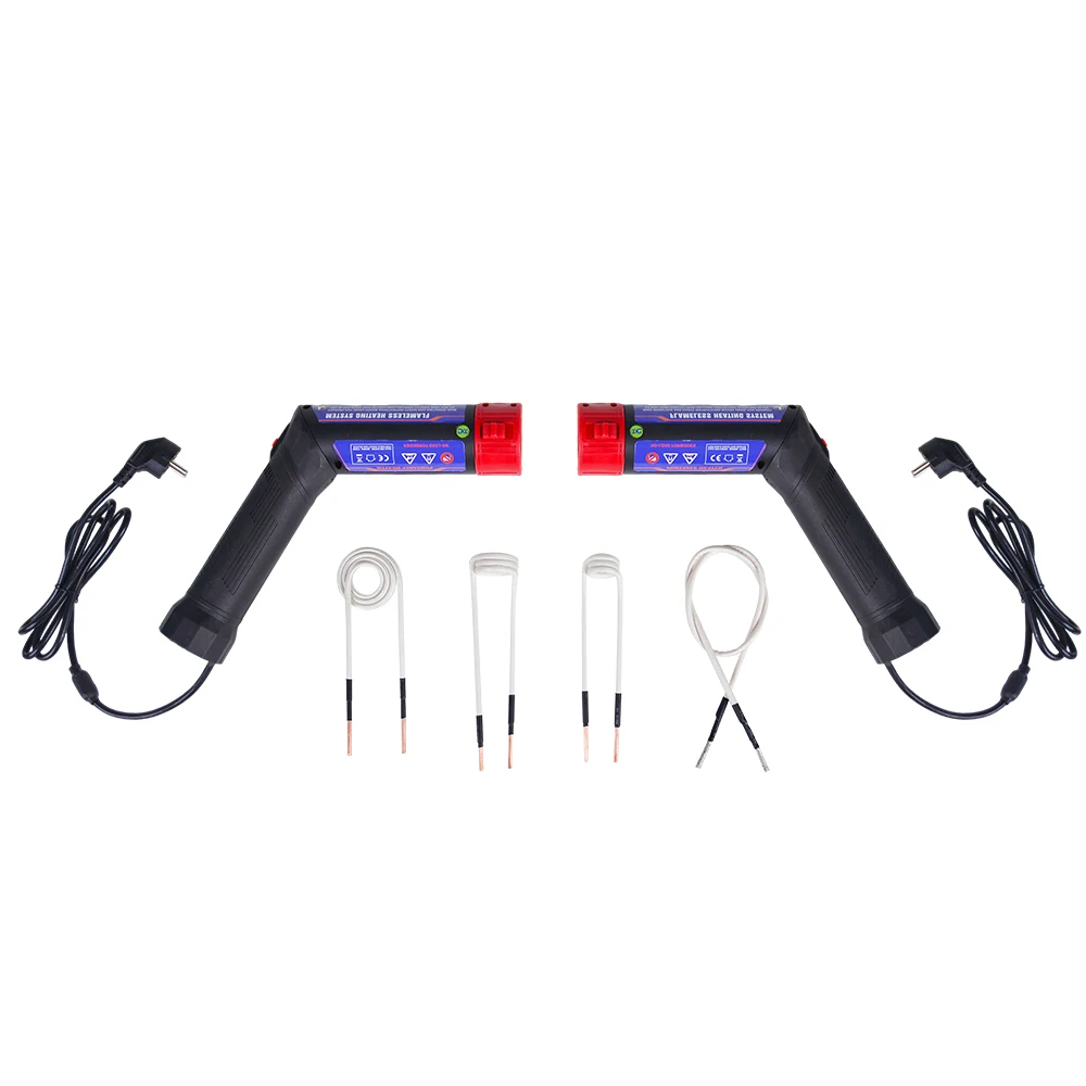1700 واط سخانات الحث المغناطيسي عديمة اللهب الصغيرة 110 فولت/220 فولت أدوات إصلاح مزيل مسمار السيارة مع 4 لفائف