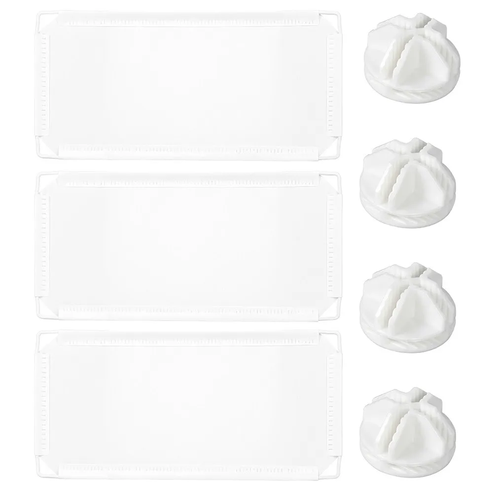 1Set Desktop Sneeze Guard Protective Barrier Panel Removable Shield Screen Divider Board for Office Countertop Use