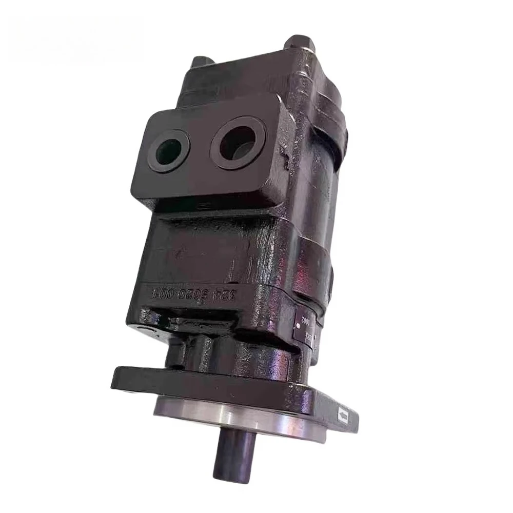 Hot selling：Hydraulic Pump Parts D149283 PGP330 56.5 64.6 CC  Hydraulic Gear Pump for Case 580K 580SK Back view 5