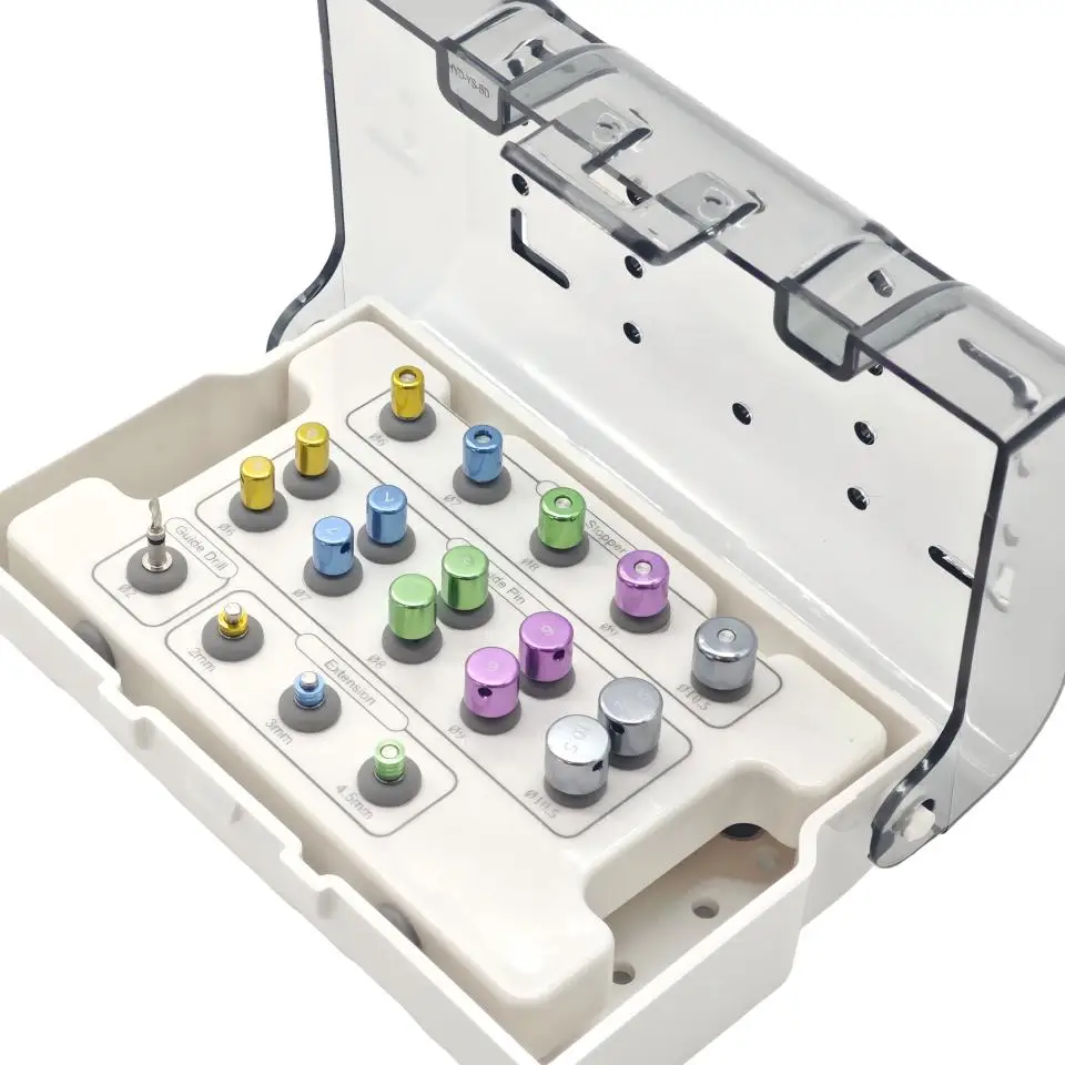 

Dental Guided Surgery Drill Stoppers 6mm 7mm 8mm 9mm 10.5mm Implant Depth Limiters Guide Pins 2mm Guide Drill Dentist Lab Tool