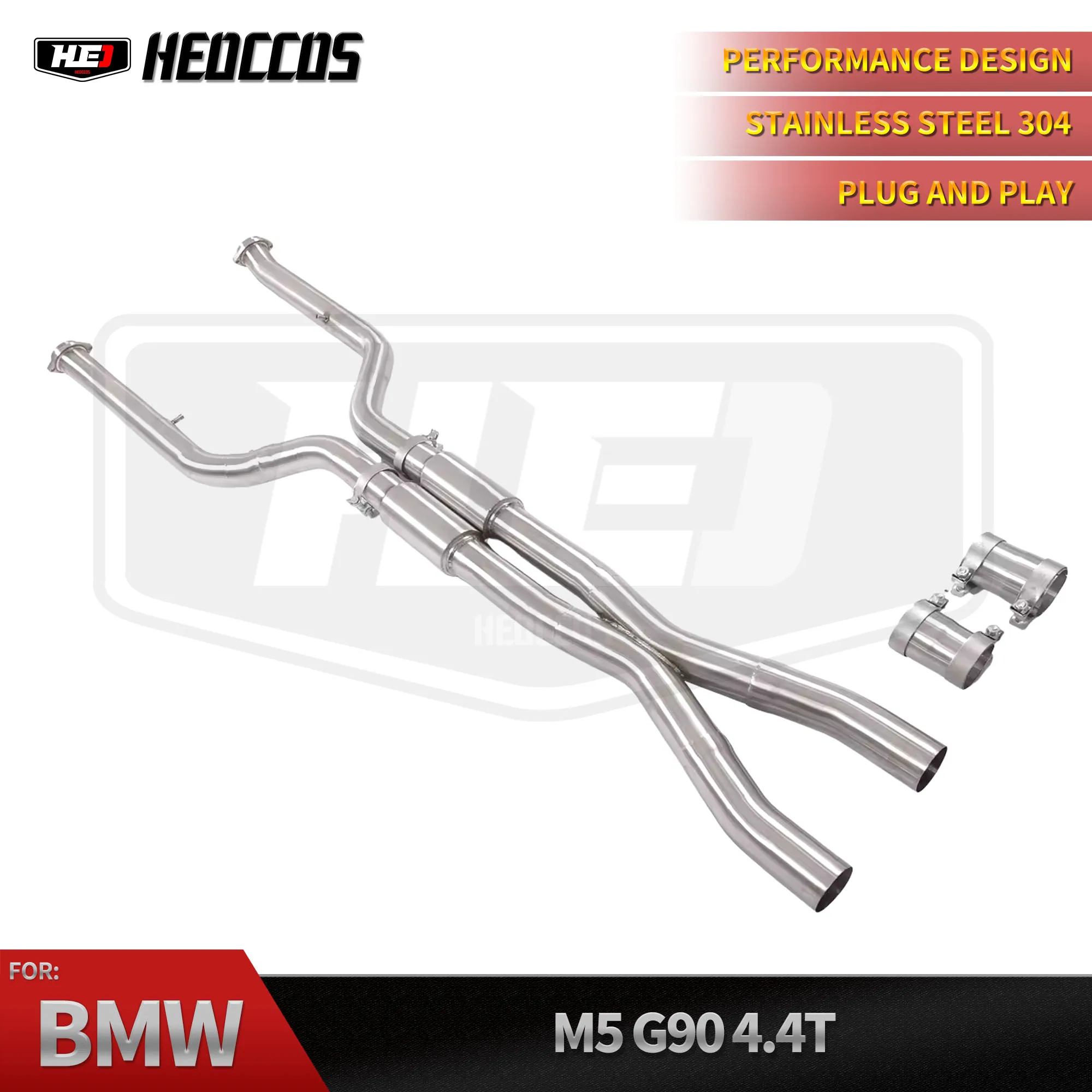 

HEO for BMW G90/G99 M5 S68 4.4T Stainless Steel Exhaust System Midpipe Ecnal with Opf Custom Designed for Optimal Performance