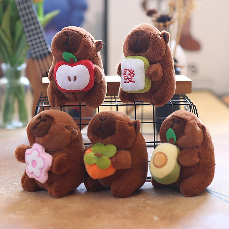 Nette Cartoon Capybara Plüsch Puppe Spielzeug Stofftier Puppe Schlüsselbund Weiche Plüsch Spielzeug Für Kind Geburtstag Geschenke