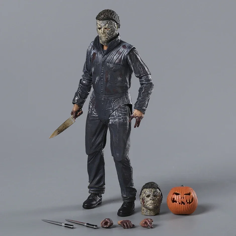 NECA-Fim de Halloween Michael Myers Action Figure, Brinquedo Exclusivo Filme, Modelo Boneca, Filme