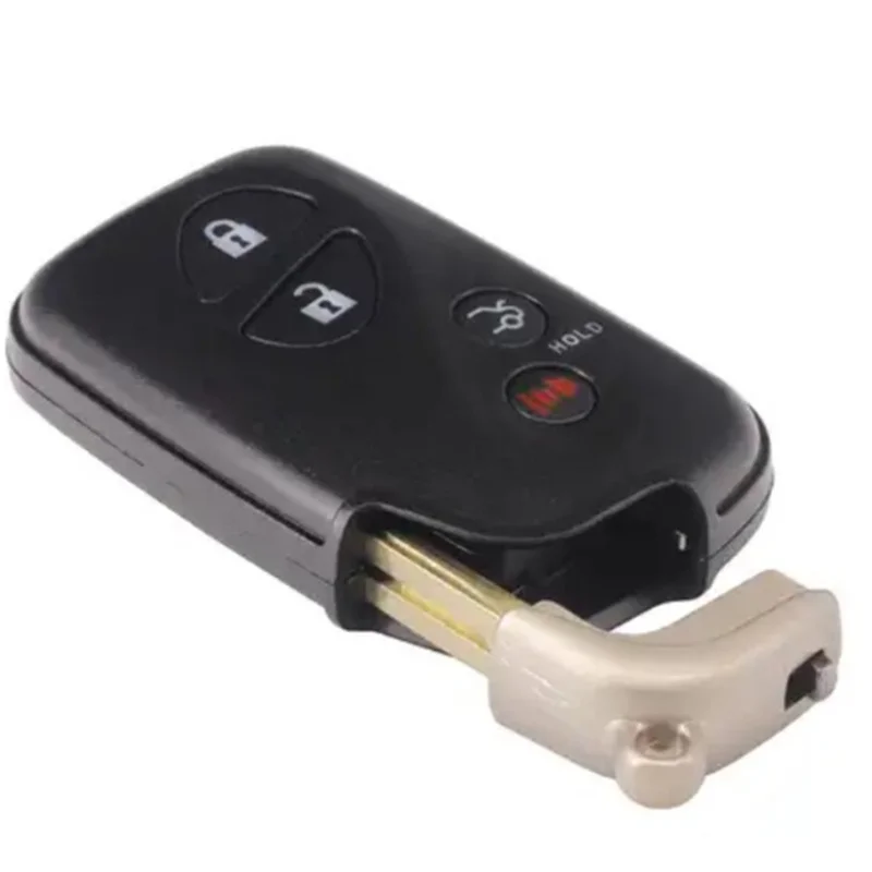 

5PCS Smart Remote Car Key Case Shell for Lexus GX460 RX350 RX450h RX450 LX570 CT200h , FOB 4 Button SUV/ MPV Trunk Replacement