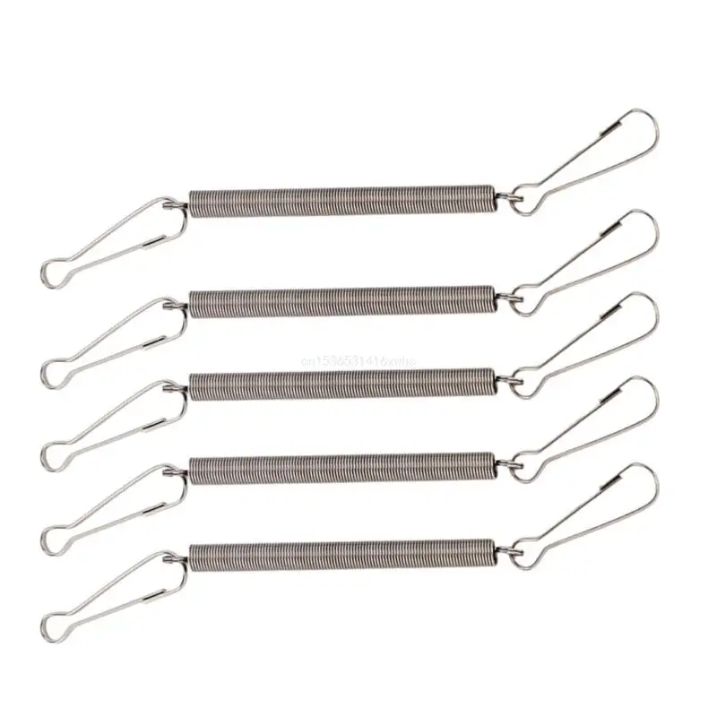 

Dropship Stainless Steel Spring 3.1 In Metal Replacement Springs with 2 Clips for Small Animals Wire Cages Total Length 5.1 In