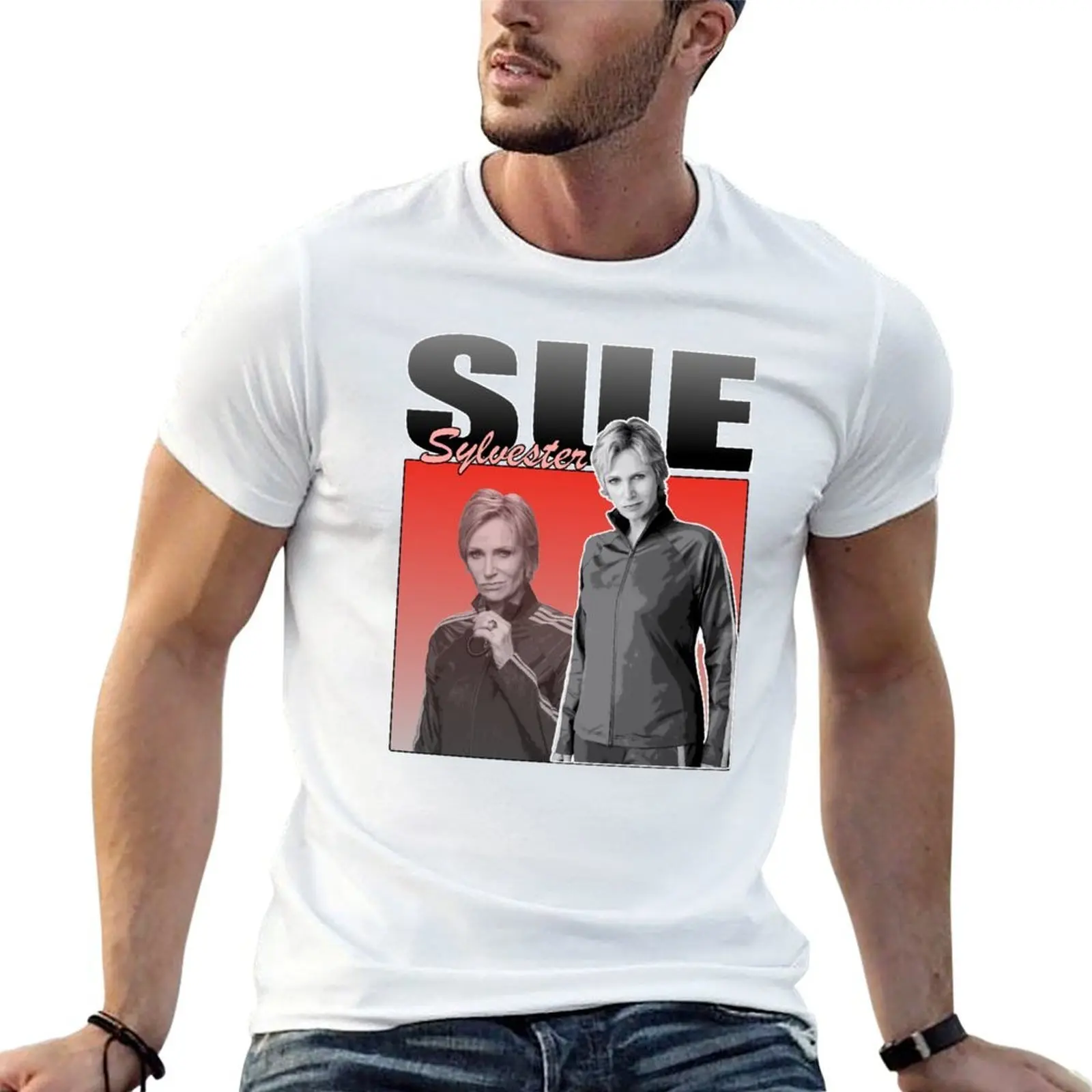 

Sue Sylvester Glee TV Show Retro Vintage Design T-Shirt g man t shirts for men t shirt for man T-Shirt
