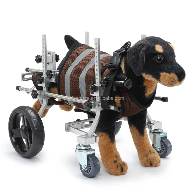 

4-колесная мобильная коляска для домашних животных с дышащим ремешком