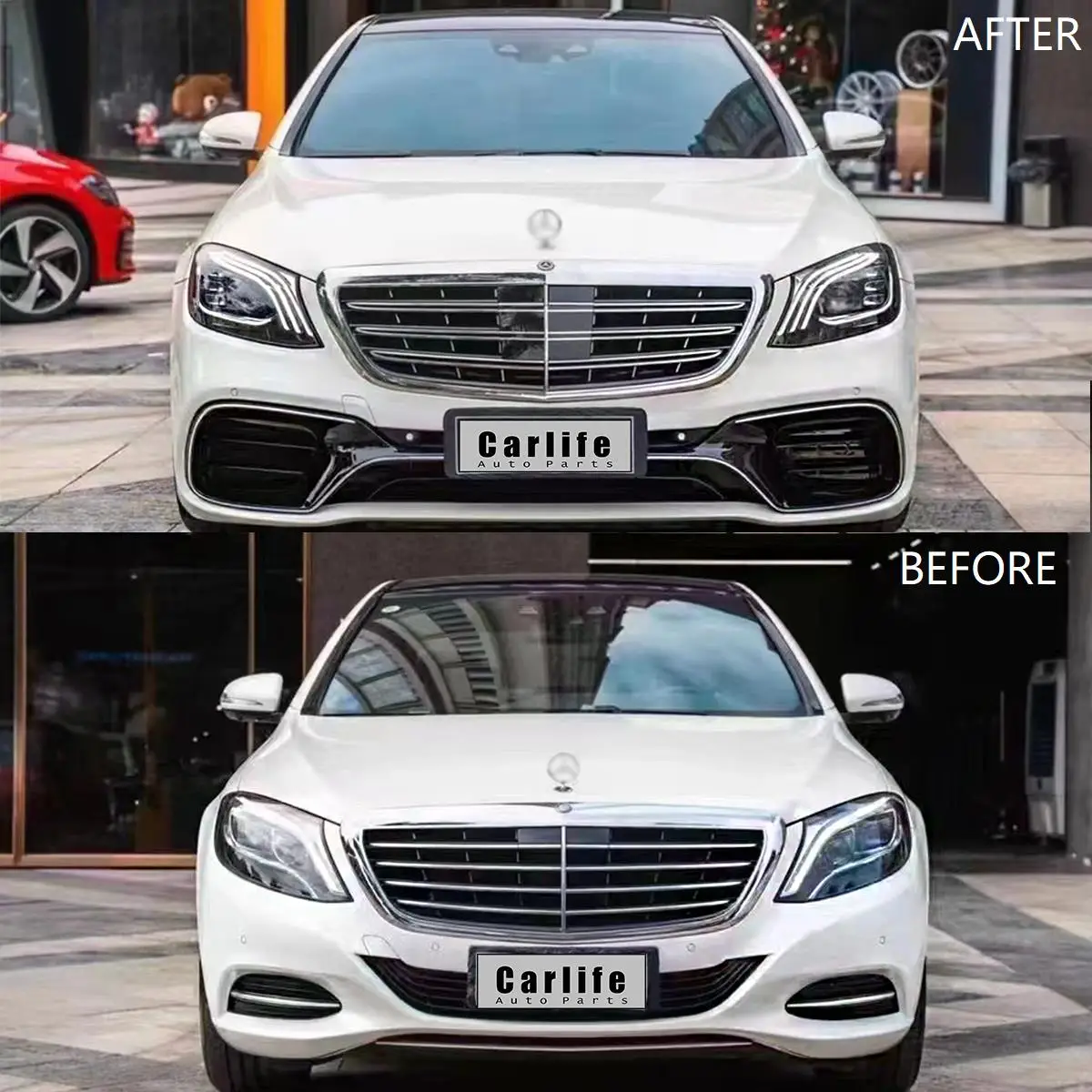 

Perfect fitment Automotive facelift Body kit for Mercedes benz S class W222 2014-2020 change to S63 AMG style car bumpers